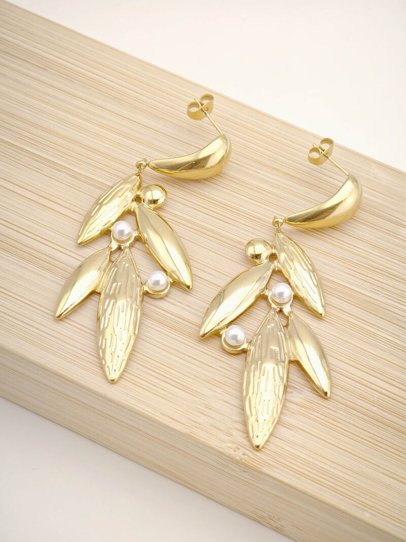 Edelstahl Ohrringe - V149