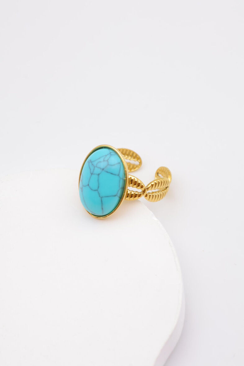 Anello regolabile in acciaio inox - V172