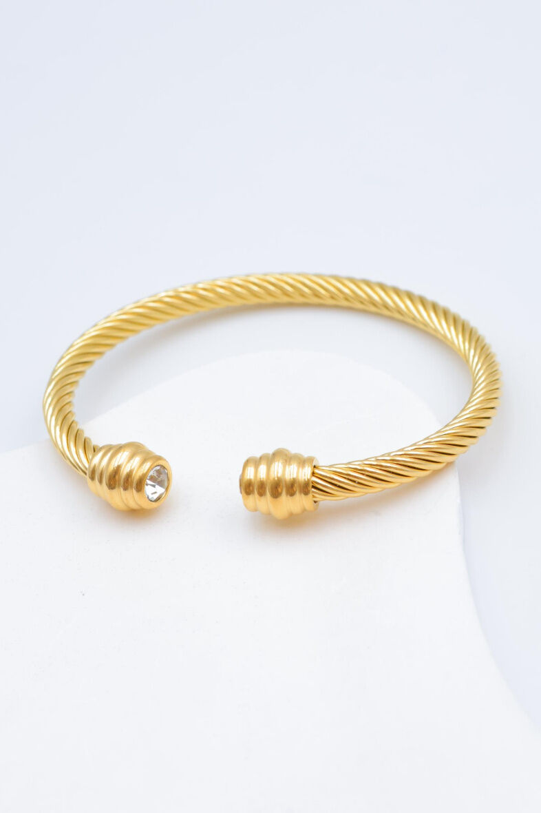 Bracciale rigido in acciaio inossidabile - V266