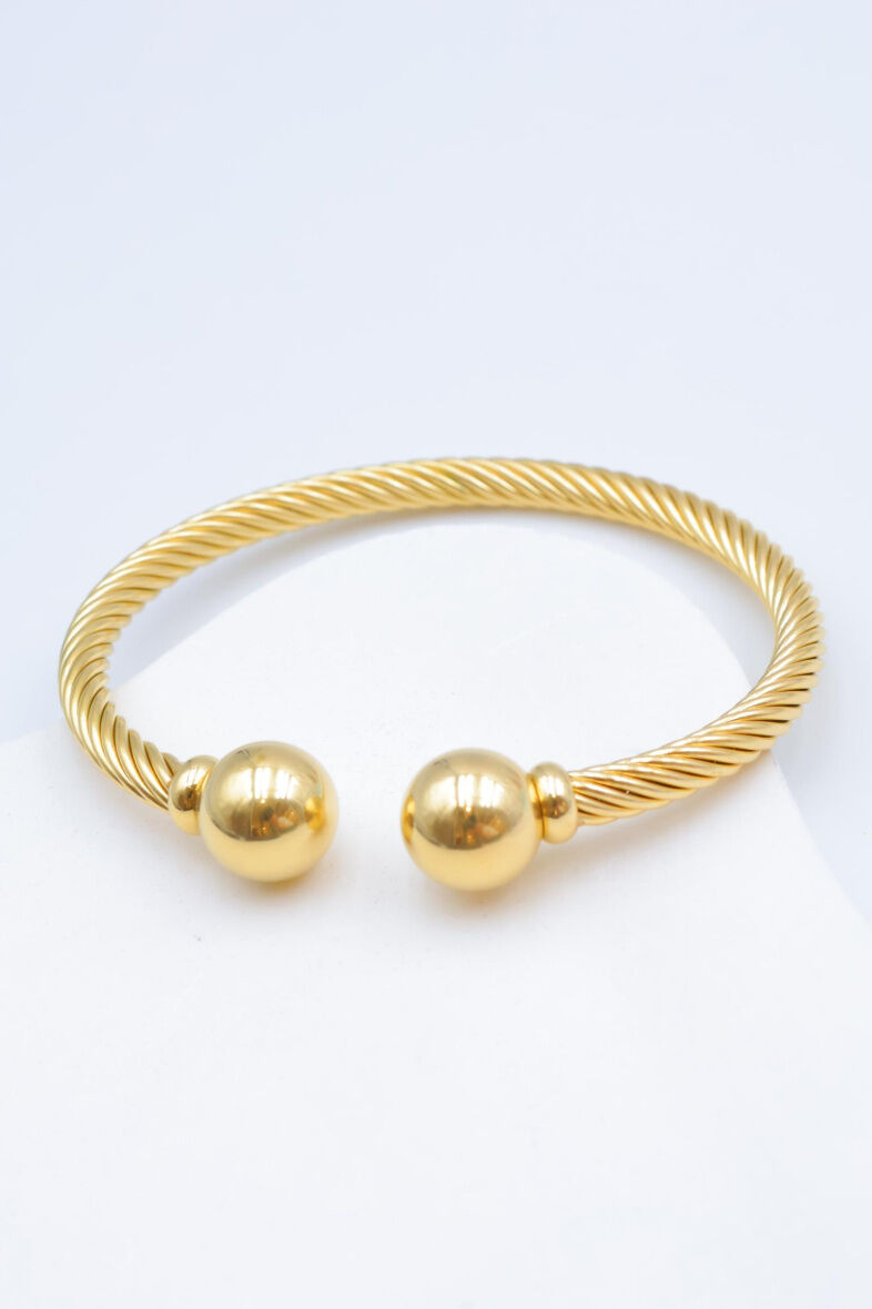 Bracciale rigido in acciaio inossidabile - V267