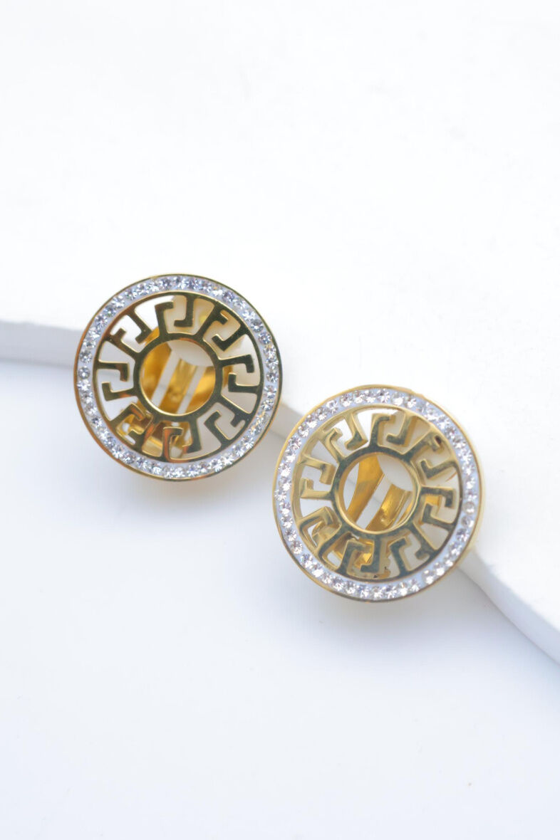 Ohrclips aus Edelstahl - V271