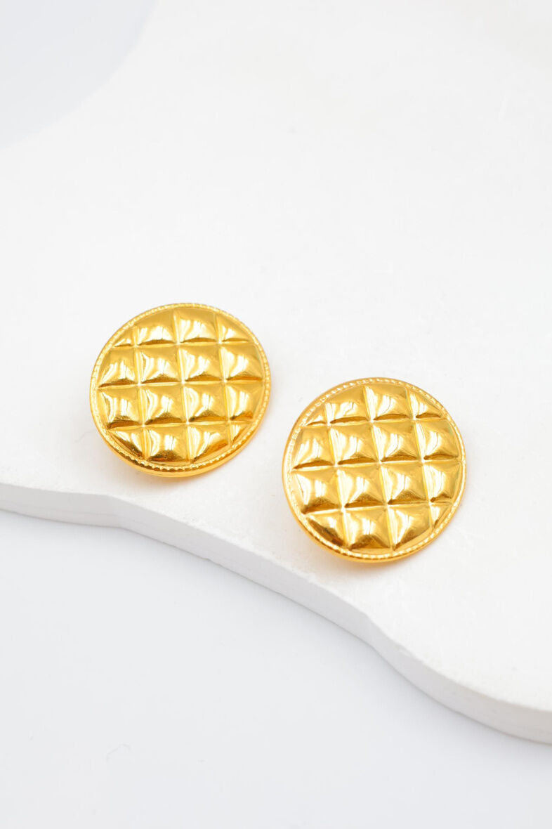 Orecchini a clip in acciaio inossidabile - V273