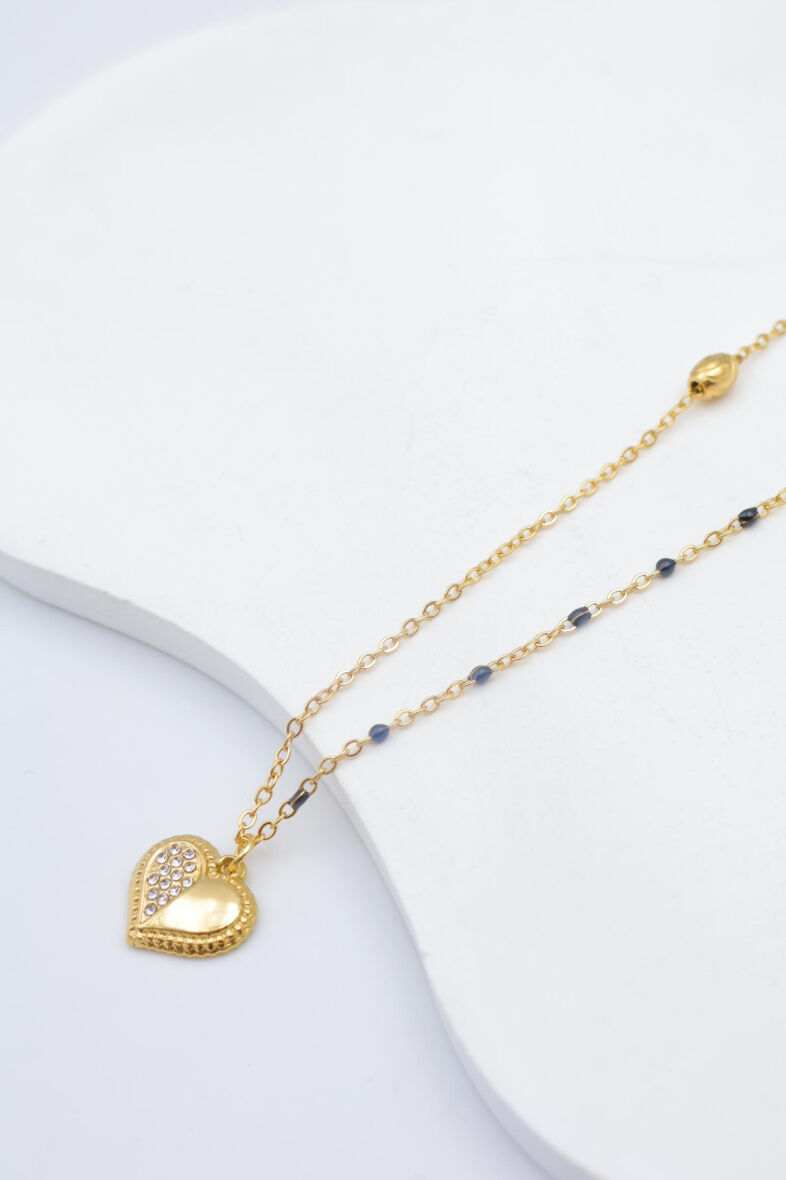 Edelstahl Halskette - V275