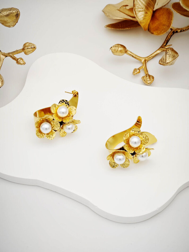 Edelstahl Ohrringe - V282