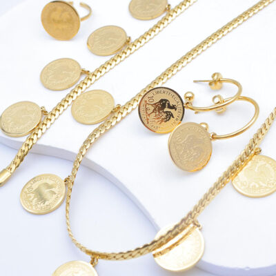 Conjunto de joyas de acero inoxidable - V294E