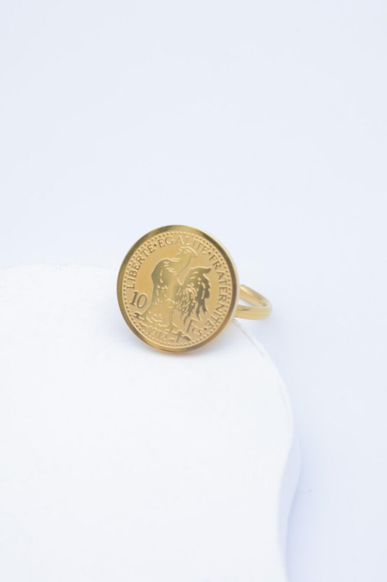 Verstellbarer Edelstahlring - V295-DO