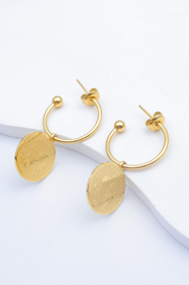 Edelstahl Ohrringe - V296