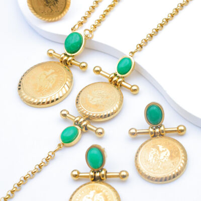 Conjunto de joyas de acero inoxidable - V297E