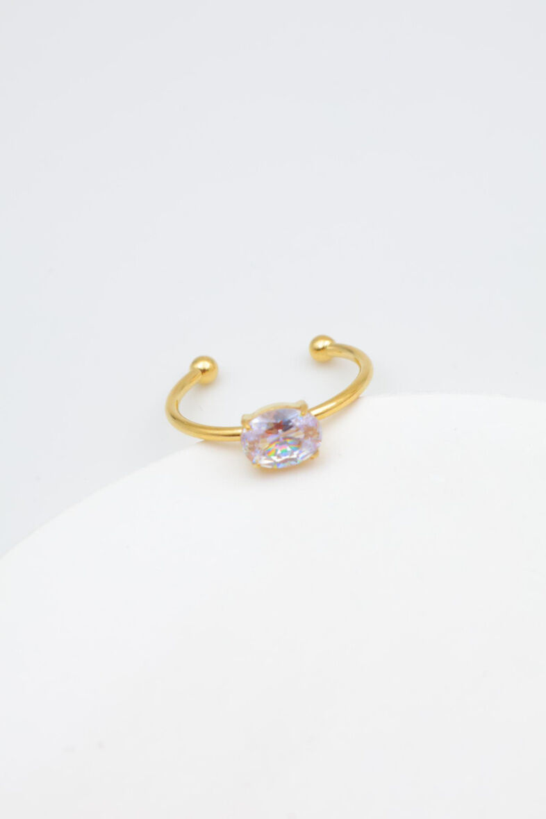 Anello regolabile in acciaio inossidabile - V306