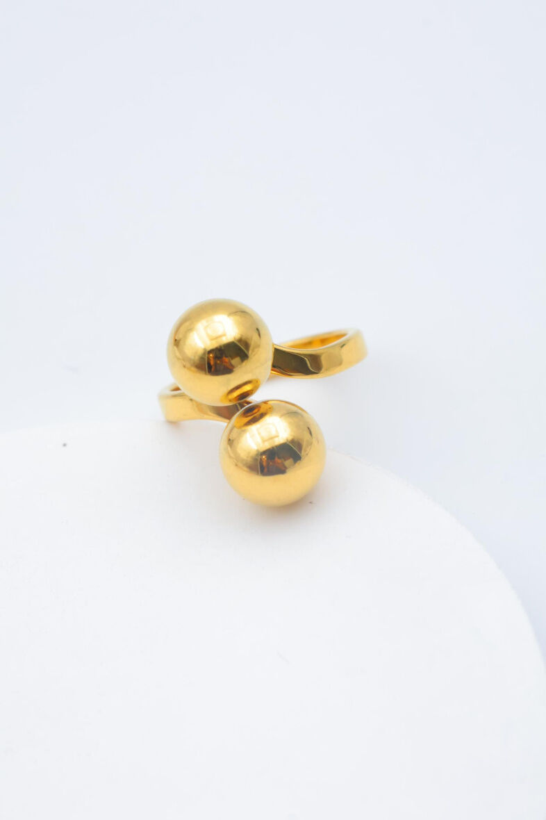 Verstellbarer Edelstahlring - V310