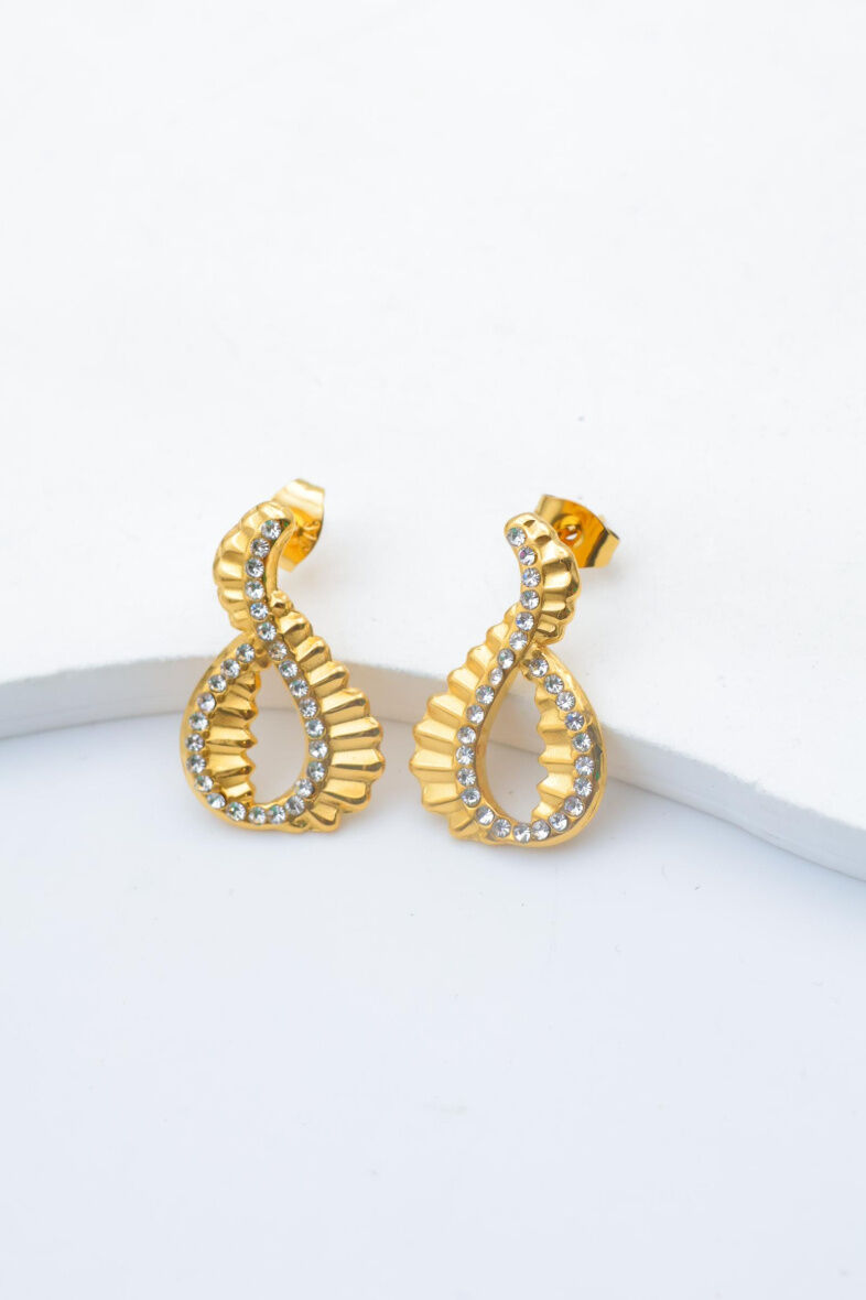 Edelstahl Ohrringe - V312