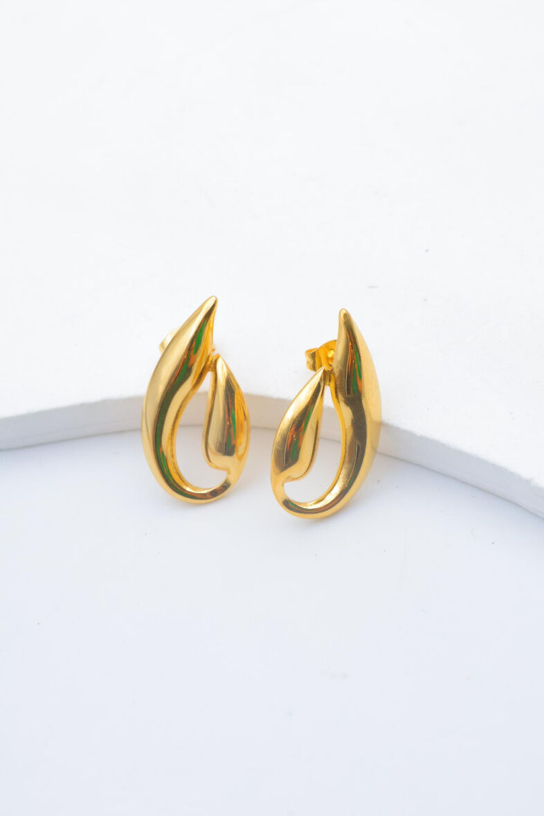 Edelstahl Ohrringe - V313