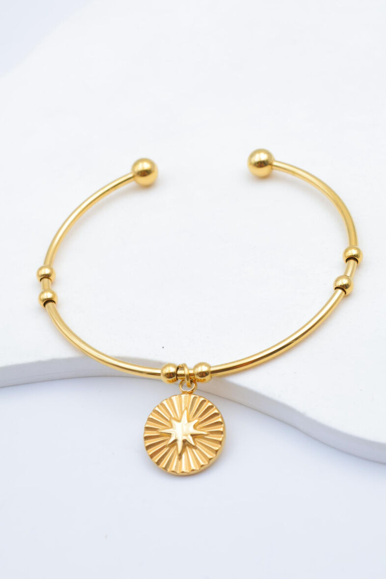 Armreif aus Edelstahl - V319