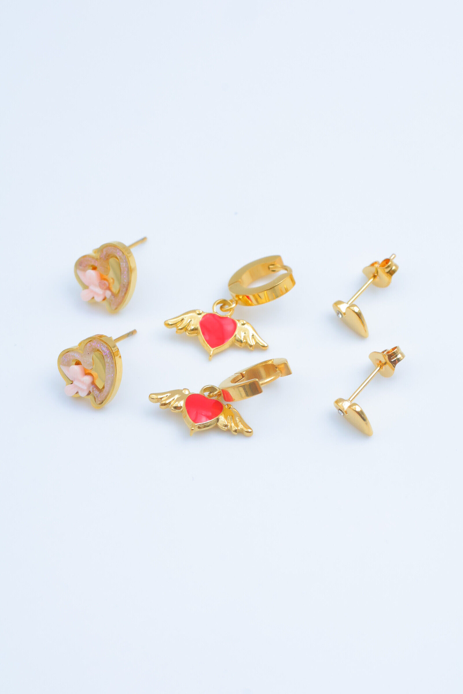 Edelstahl Ohrringe - V349