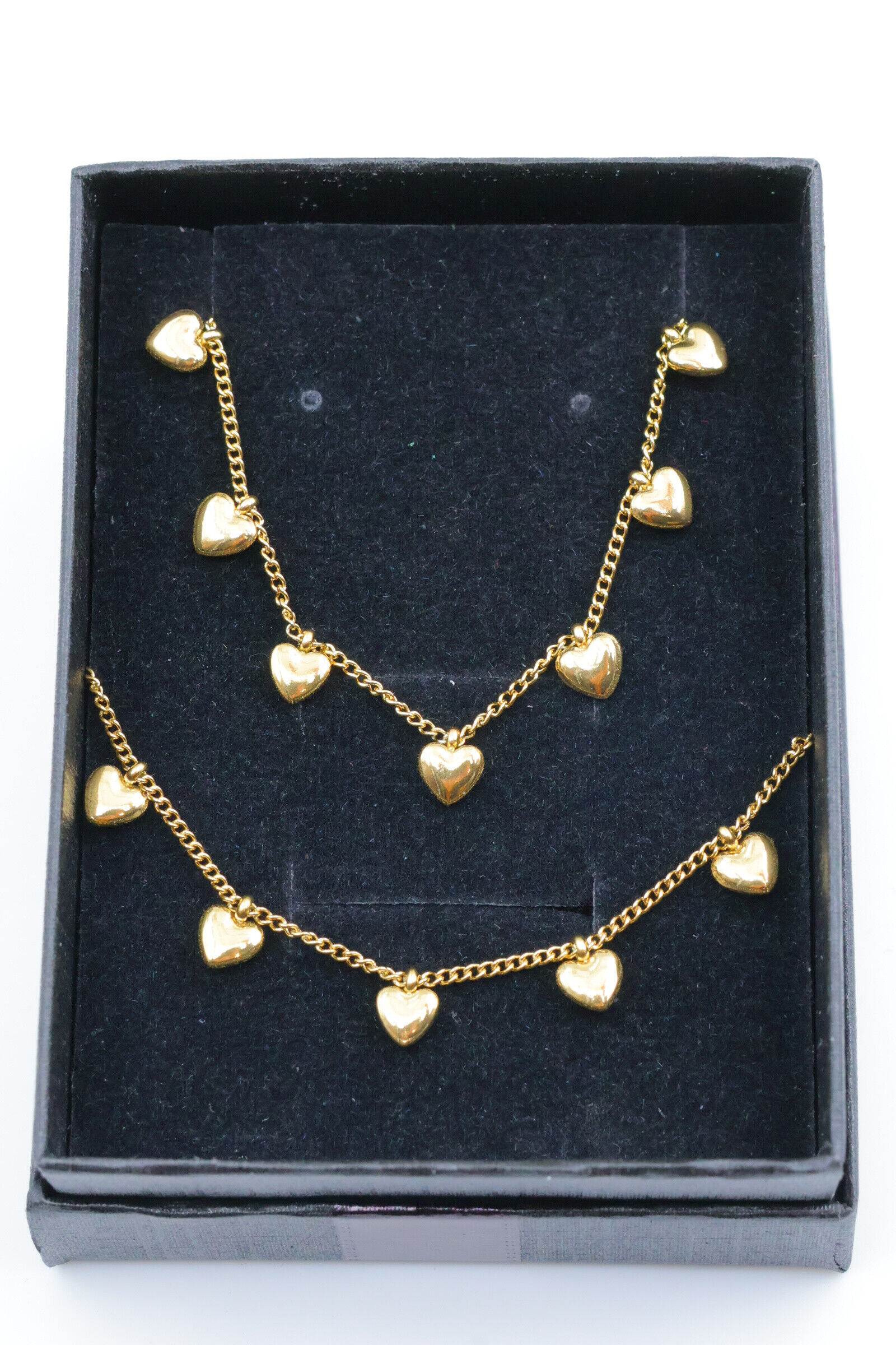 Conjunto de joyas de acero inoxidable con caja - V369EB