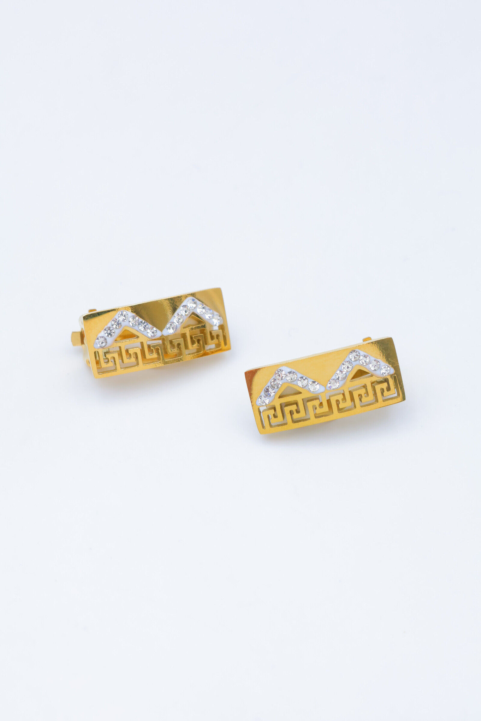 Orecchini a clip in acciaio inossidabile - V371