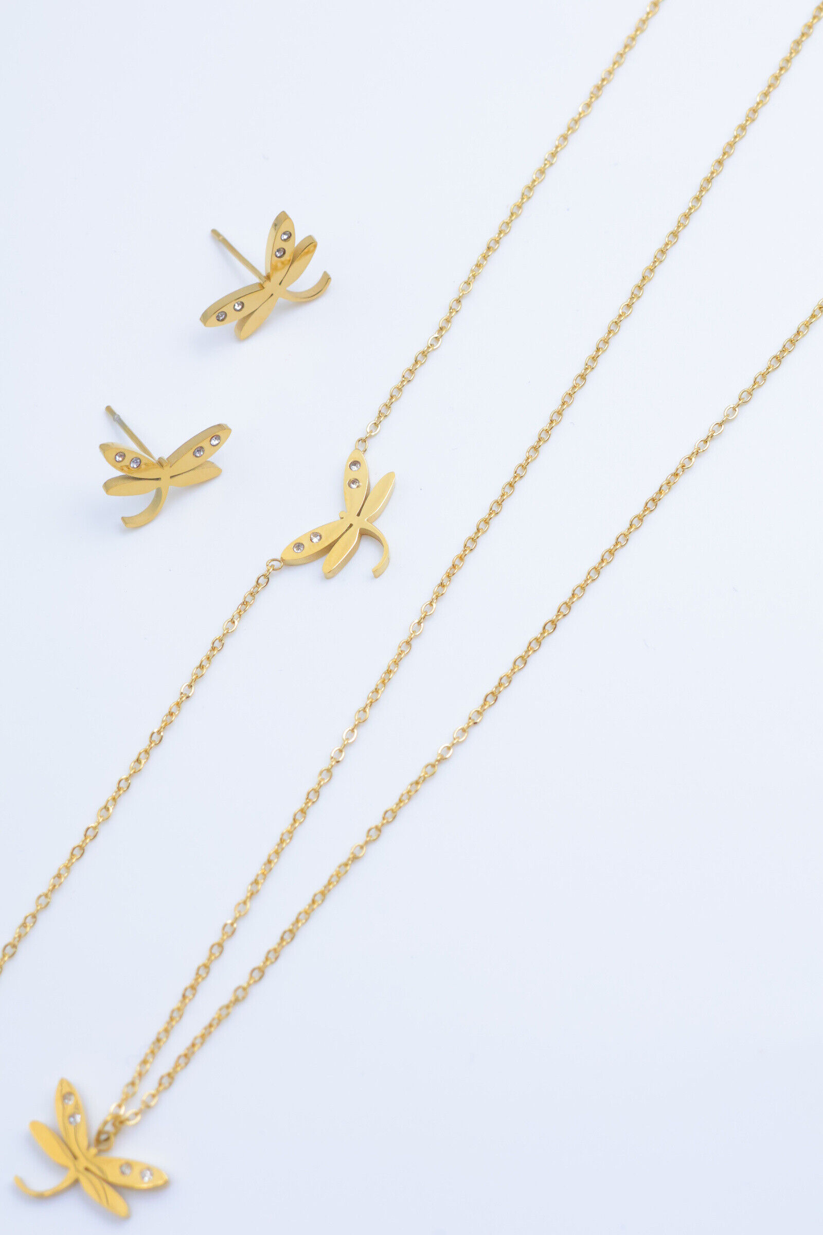 Edelstahl Schmuckset - V394E