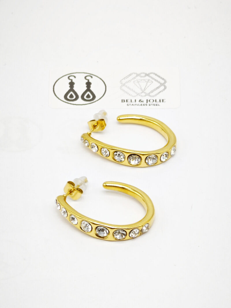 Edelstahl Ohrringe - W13