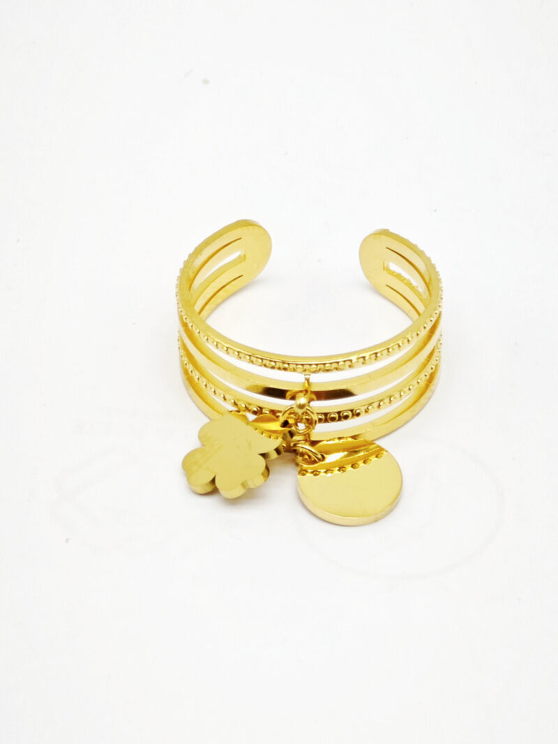 Verstellbarer Edelstahlring - W38