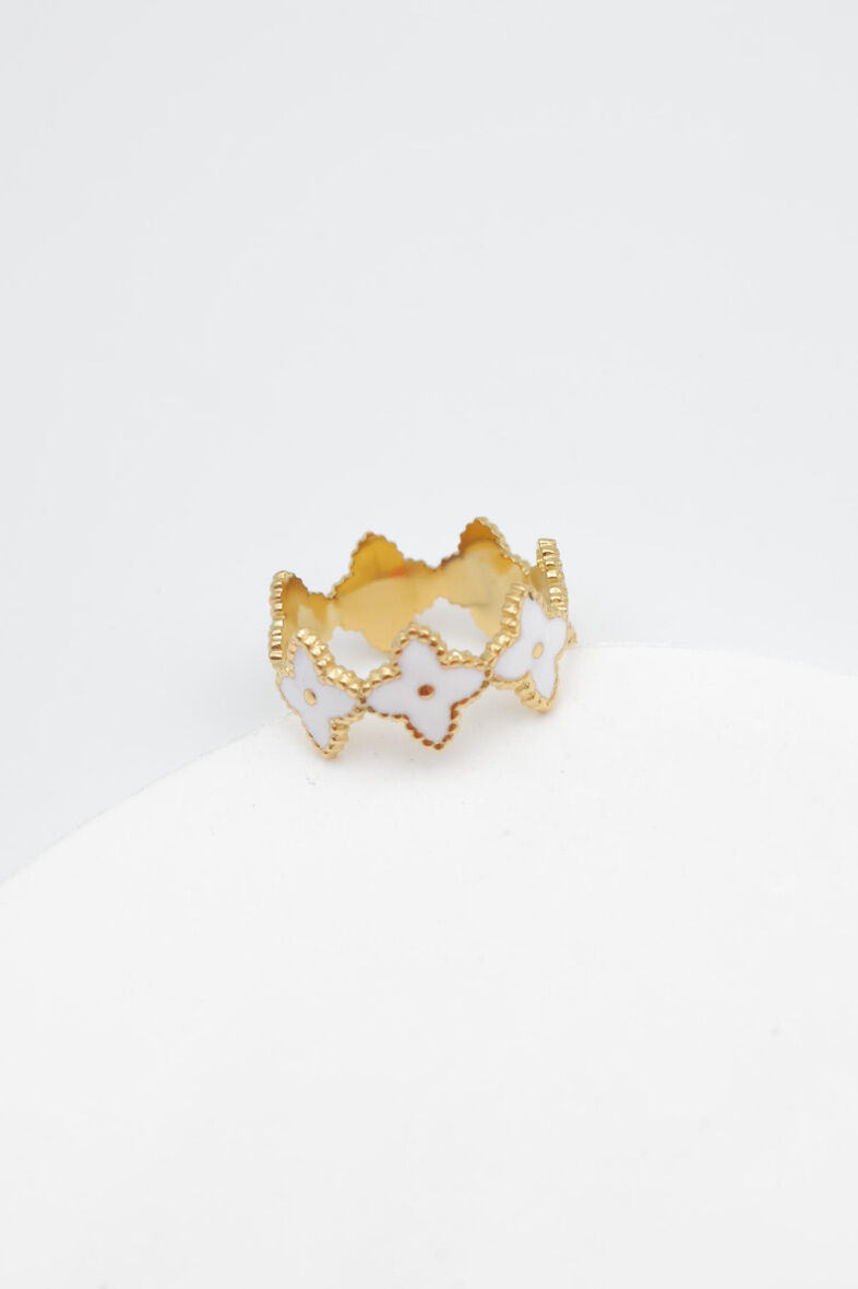 Verstellbarer Edelstahlring - W58