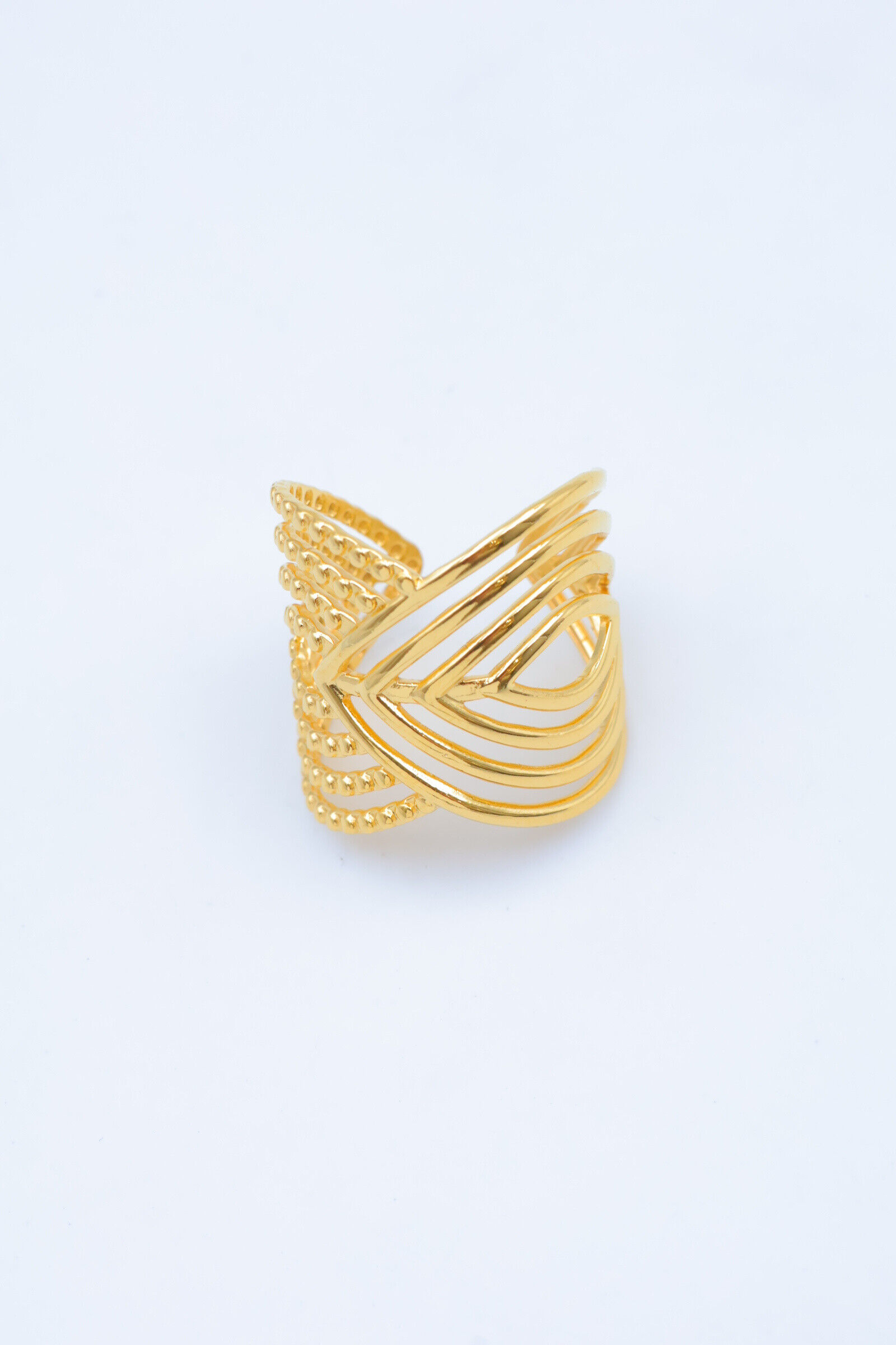 Verstellbarer Edelstahlring - W61