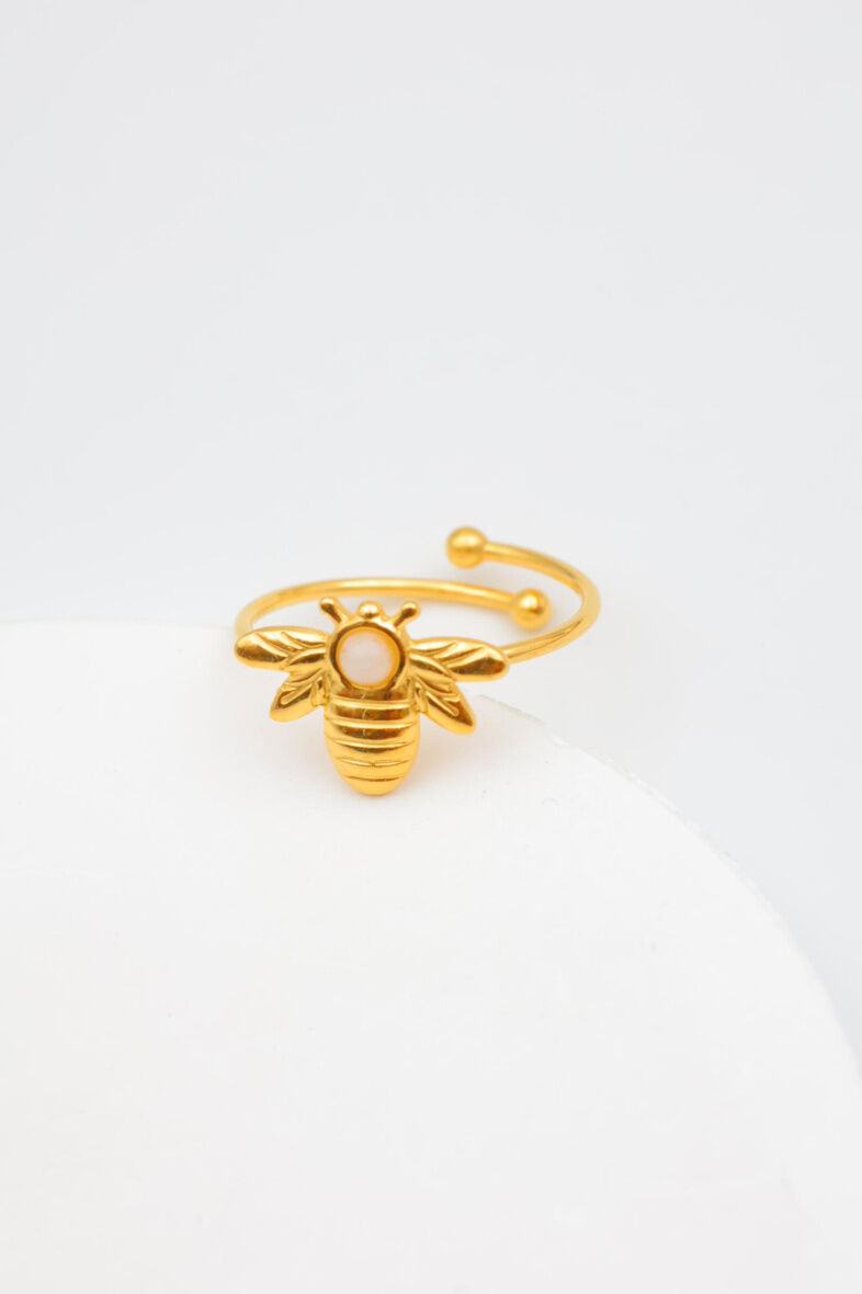 Verstellbarer Edelstahlring - W68