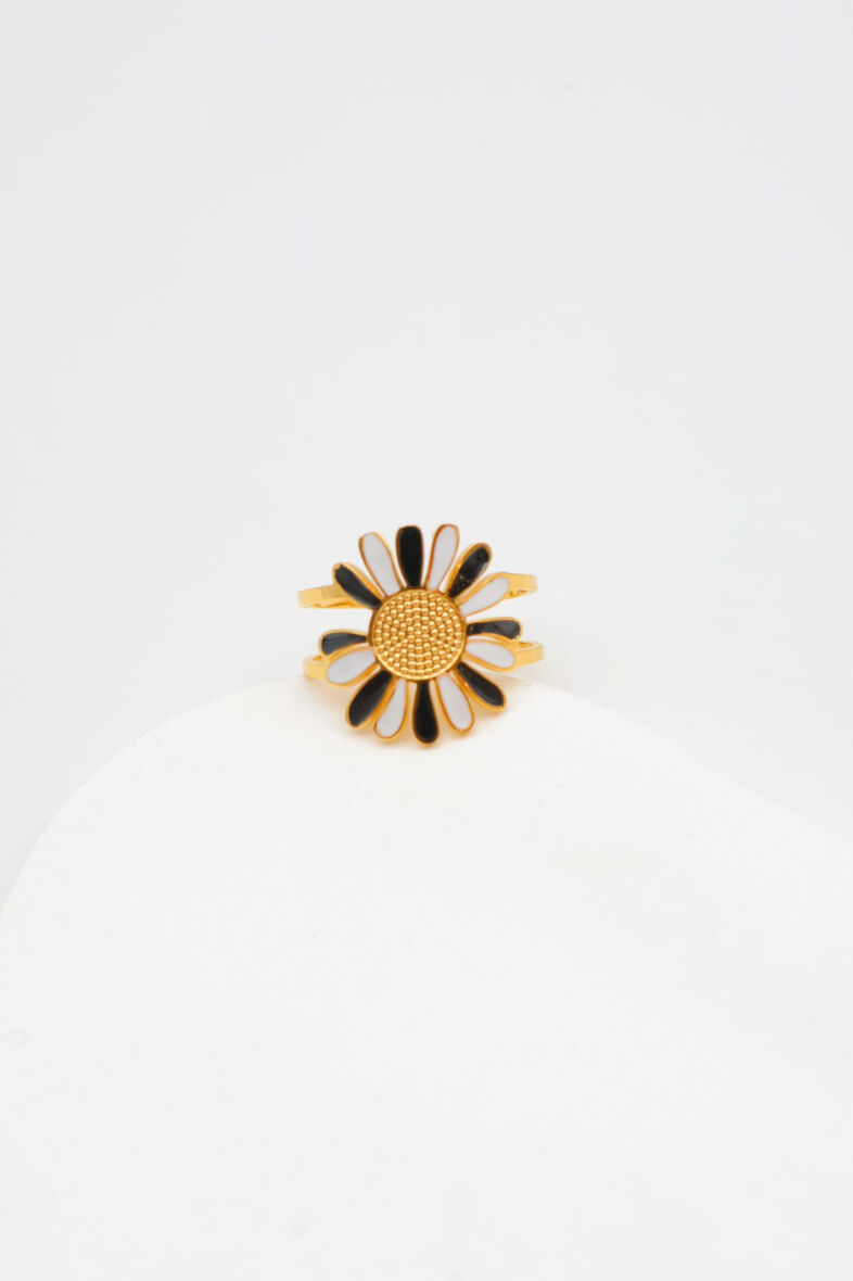 Verstellbarer Edelstahlring - W69