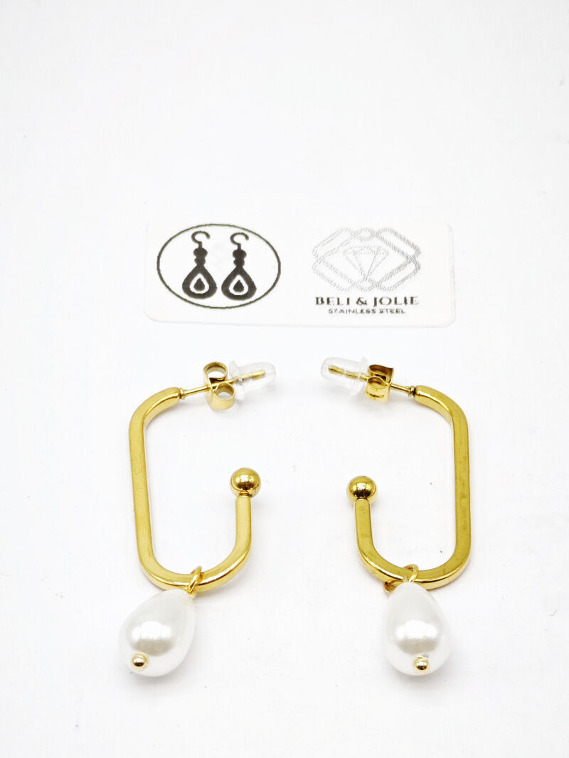 Edelstahl Ohrringe - X07