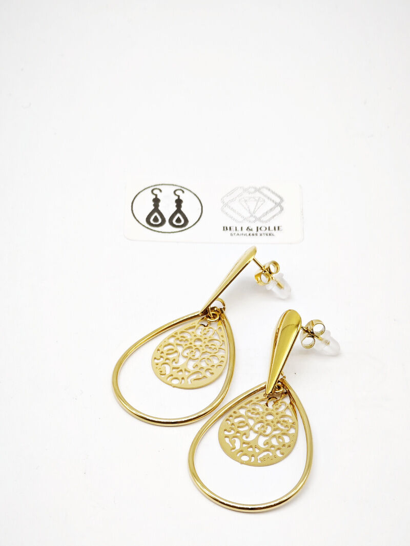 Edelstahl Ohrringe - X13