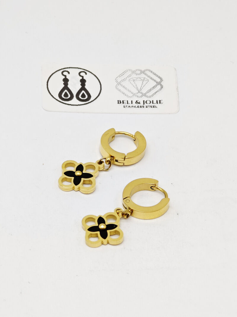 Edelstahl Ohrringe - X15