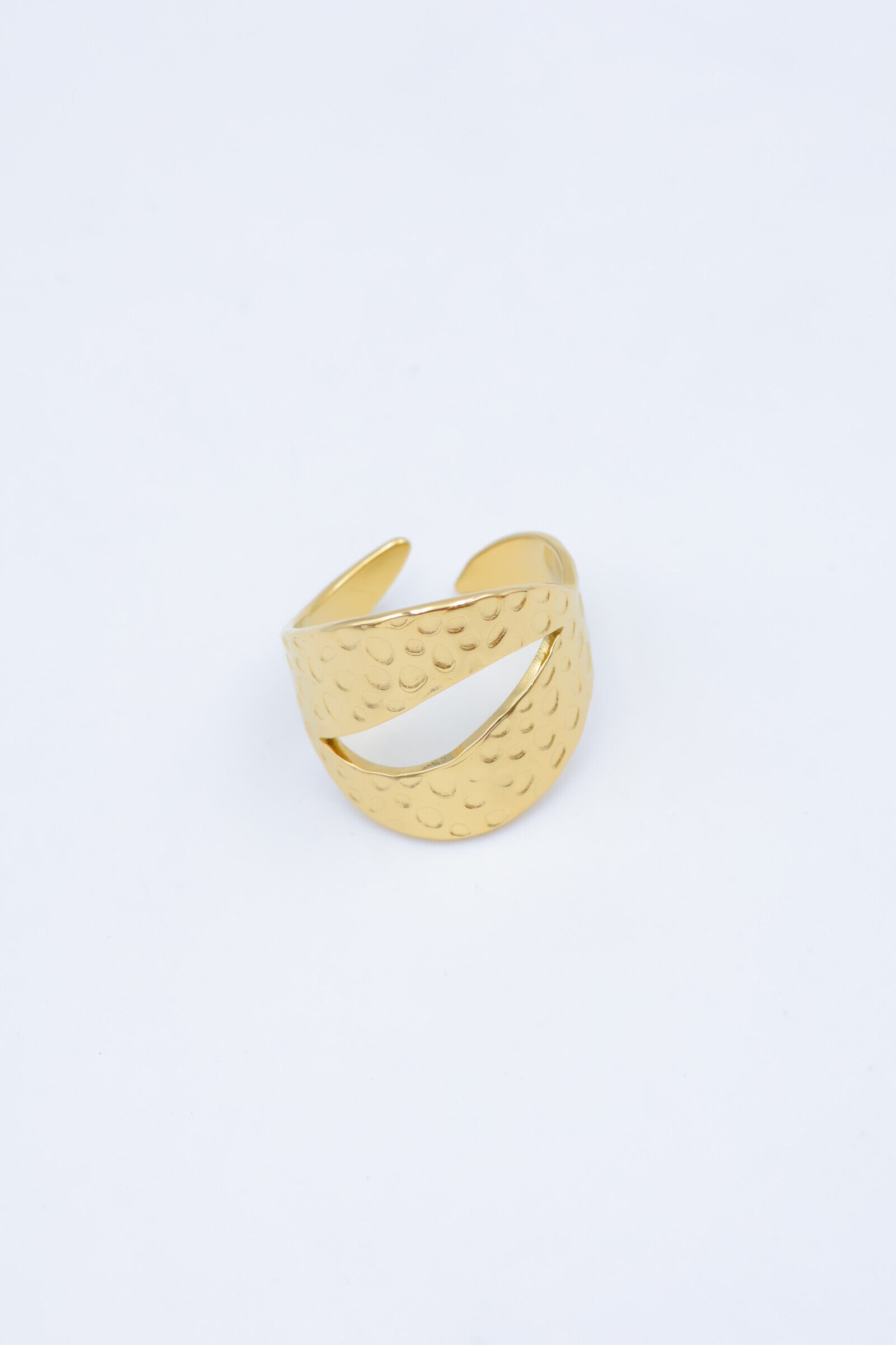 Verstellbarer Edelstahlring - Y04