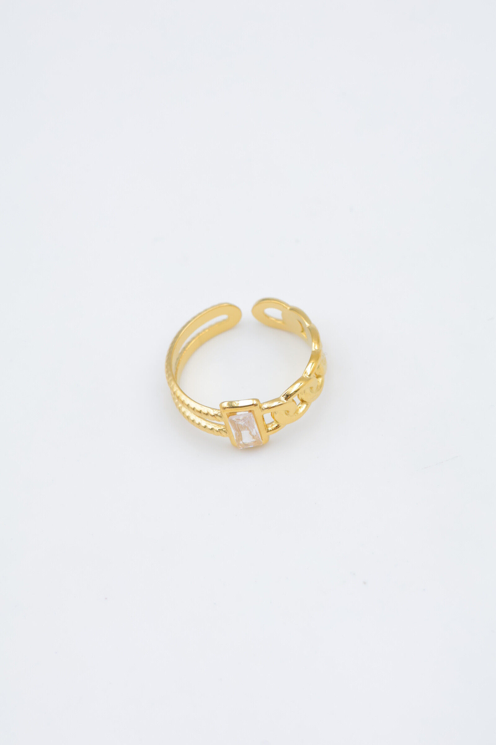 Verstellbarer Edelstahlring - Y68