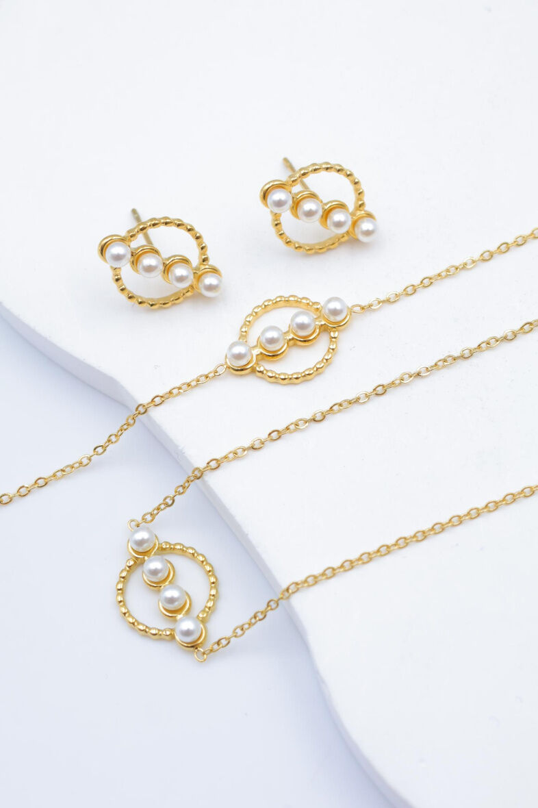 Set di gioielli in acciaio inossidabile - Y96E