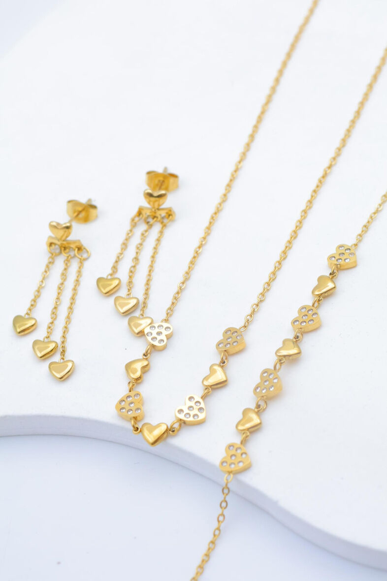 Conjunto de joyas de acero inoxidable - Y97E