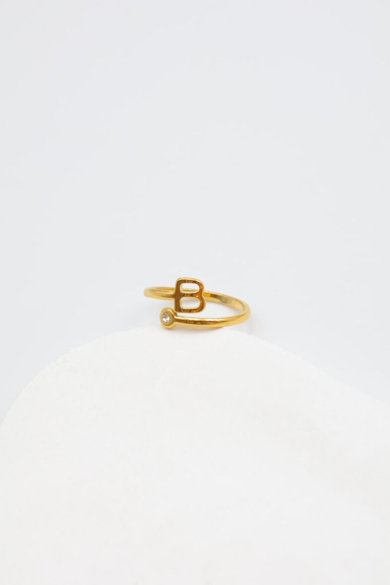 Verstellbarer Edelstahlring - Y109