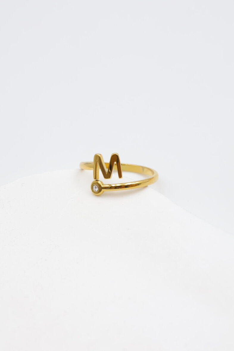 Verstellbarer Edelstahlring - Y113