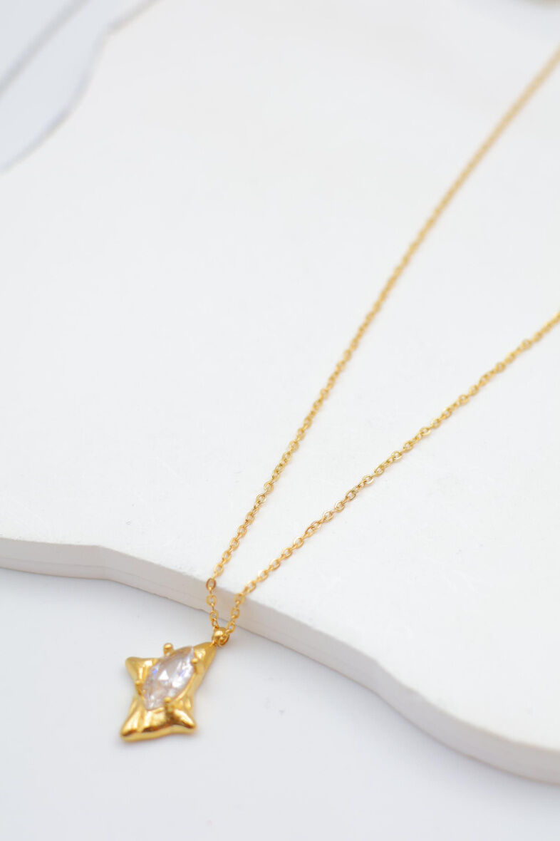 Edelstahl Halskette - Y123