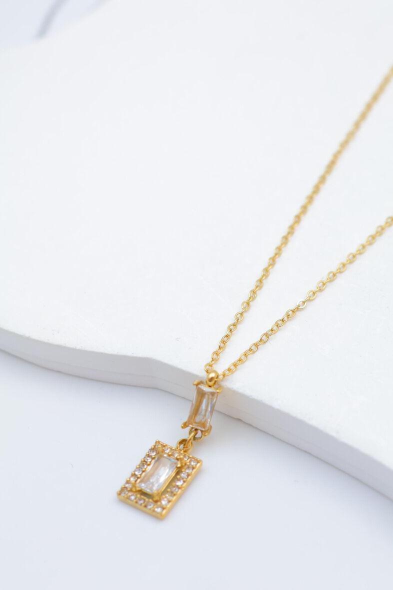 Edelstahl Halskette - Y124