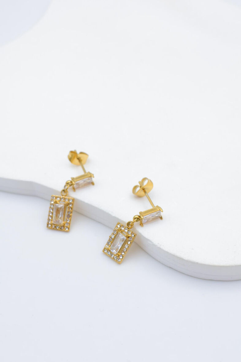 Edelstahl Ohrringe - Y124B