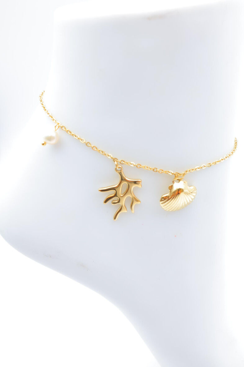 Edelstahl Fußkettchen - Y127