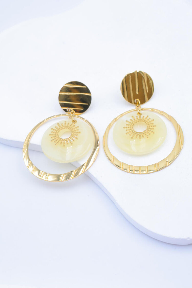 Edelstahl Ohrringe - Y136