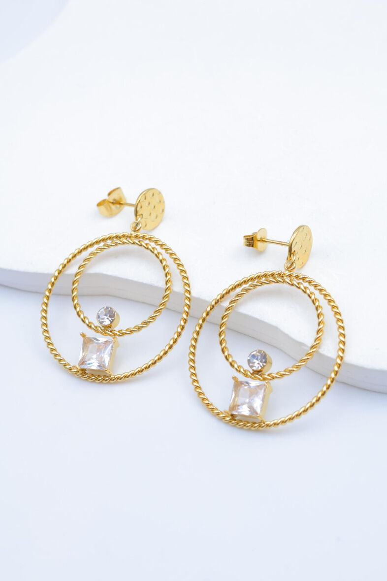 Edelstahl Ohrringe - Y139