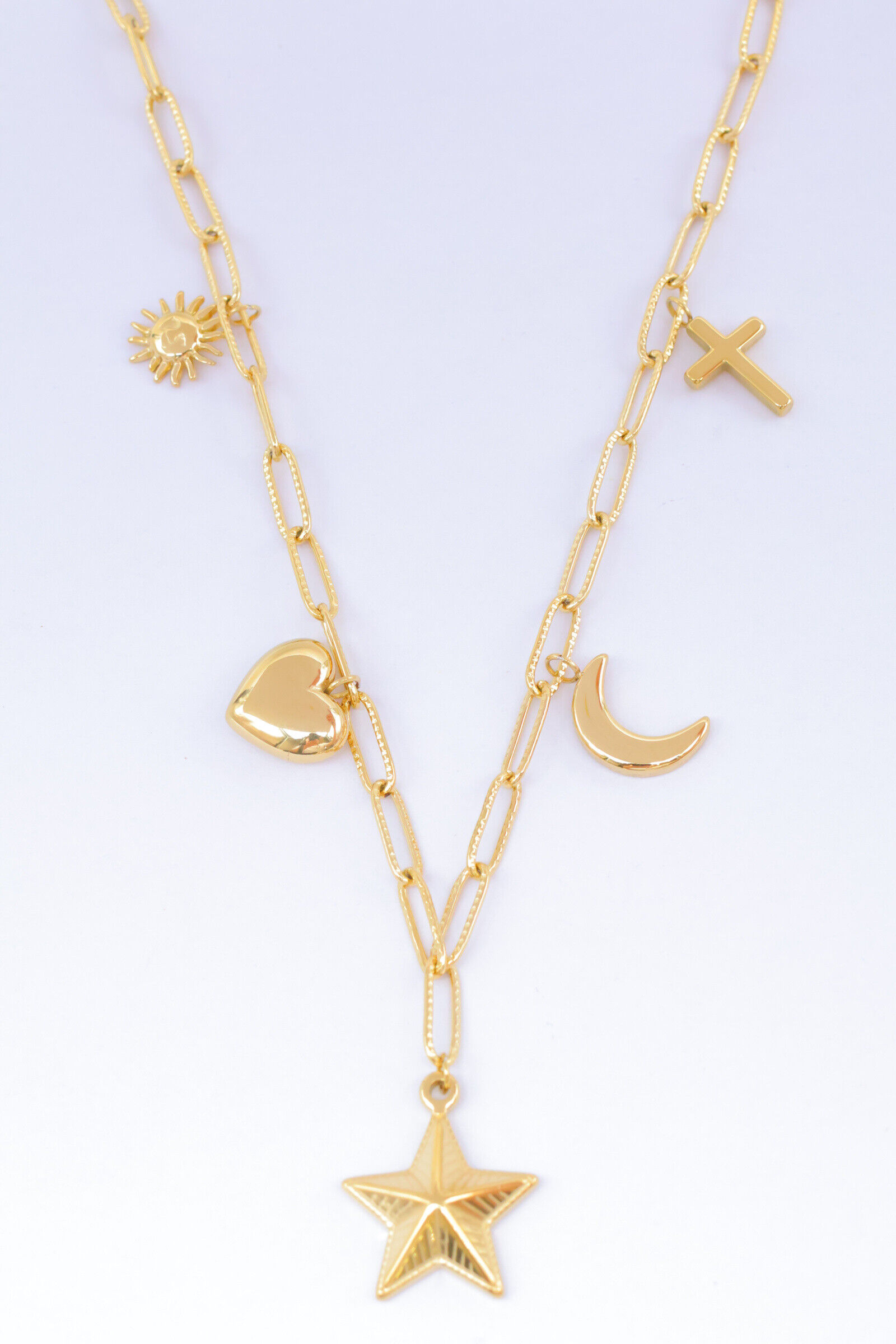 Edelstahl Halskette - Y193