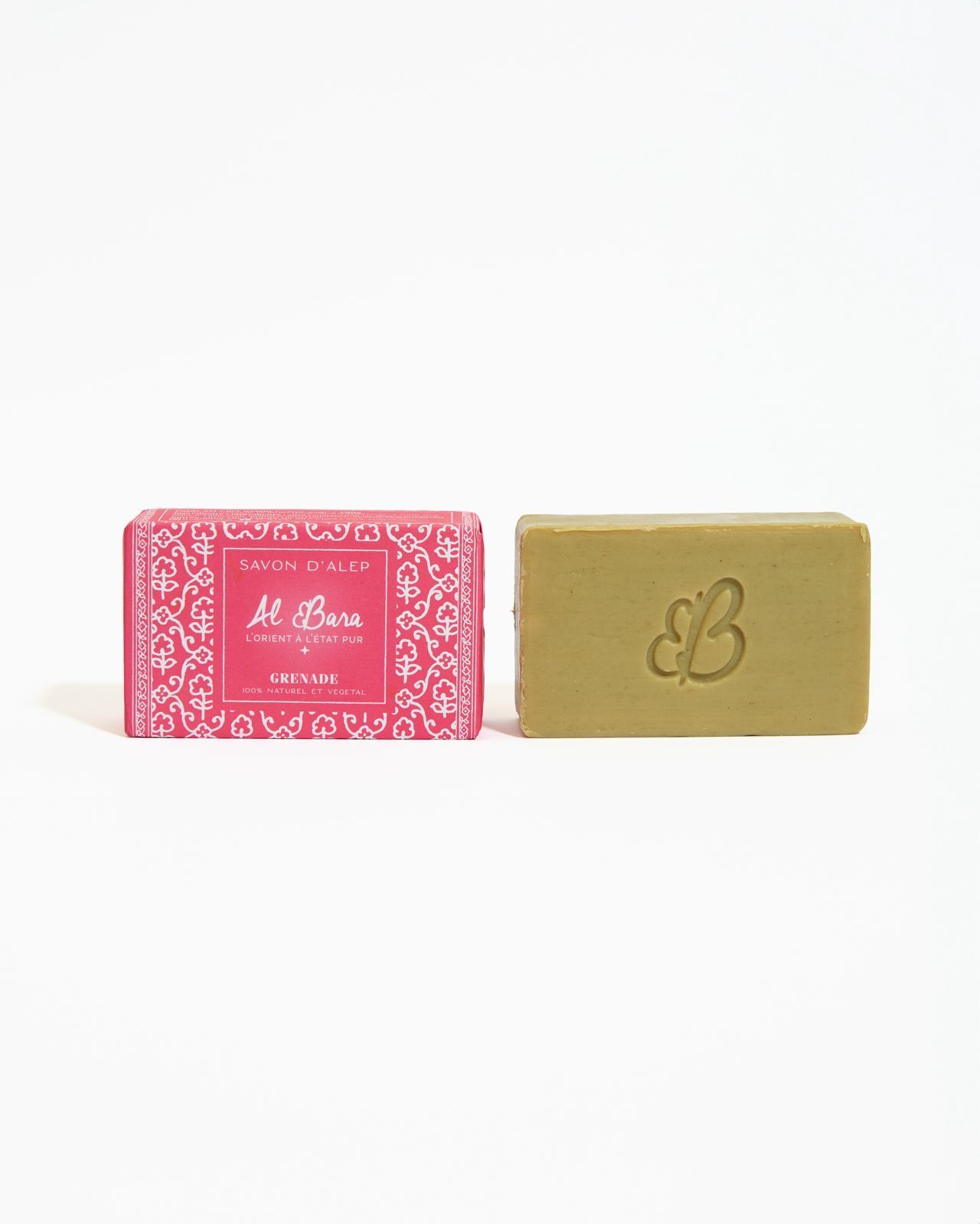100g scented Aleppo soap Pomegranate