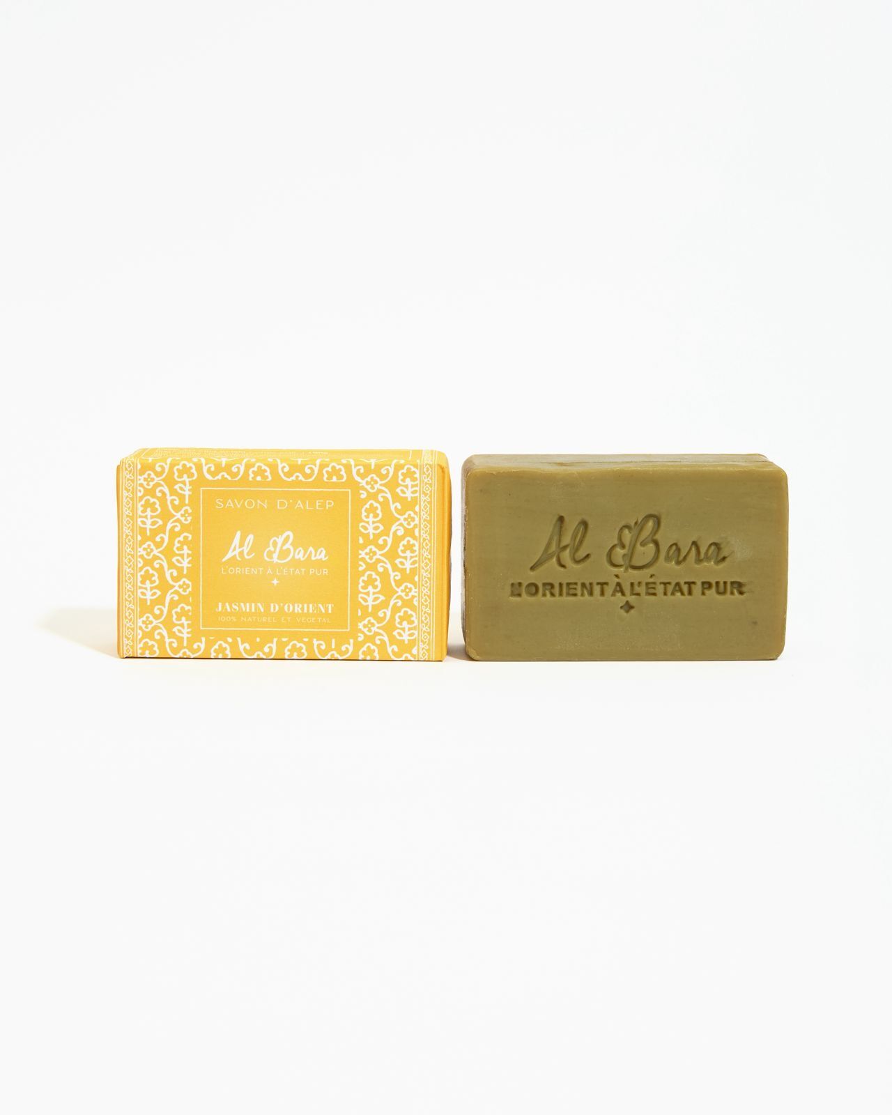 100g scented Aleppo soap with oriental jasmine