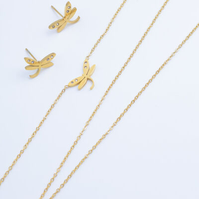 Conjunto de joyas de acero inoxidable - V394E