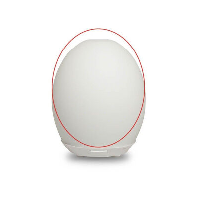 Copertura in vetro per diffusore di nebbia leggera