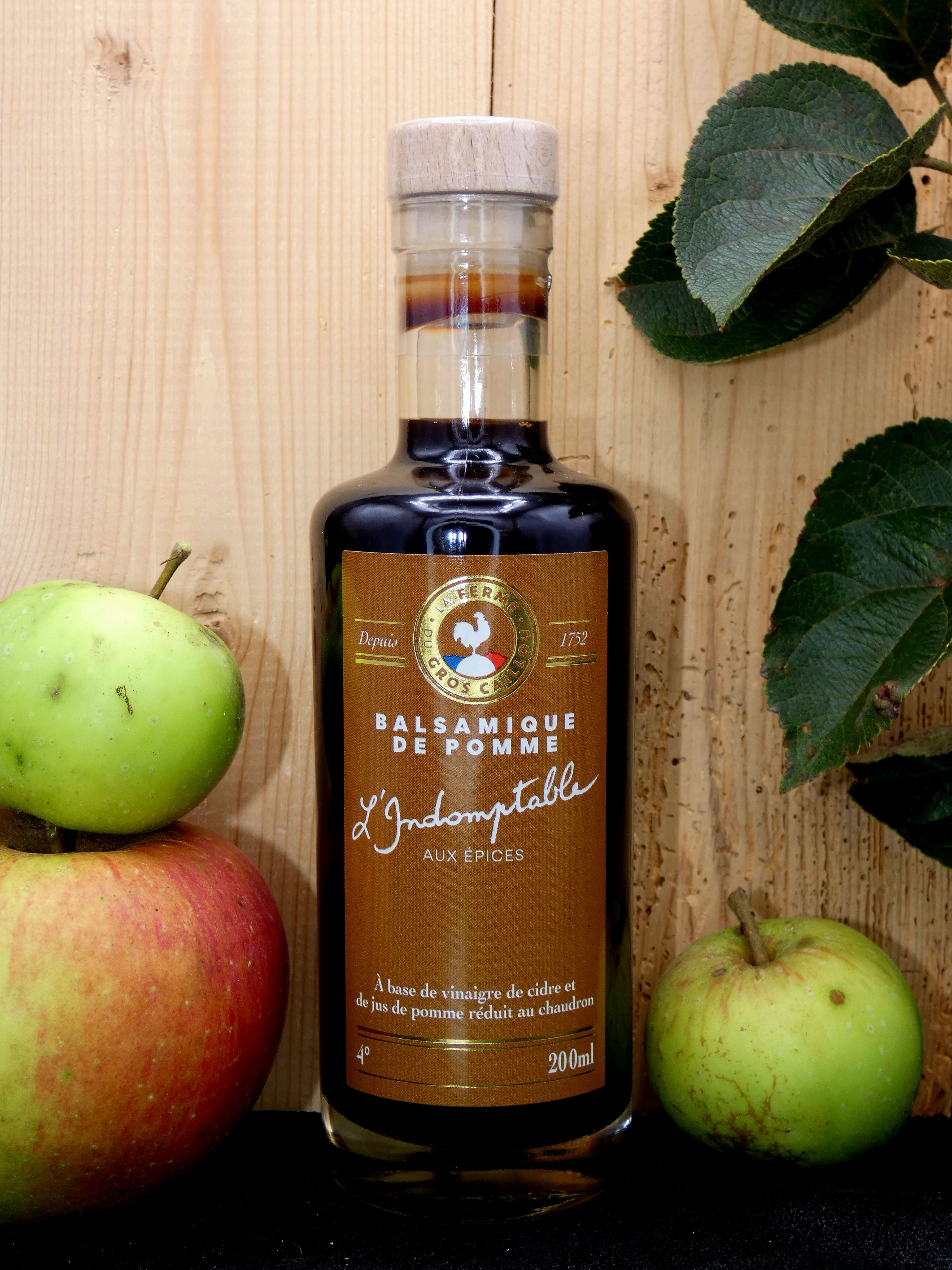 Vinagre Balsámico de Manzana - La Especia Indomable - 20 cl