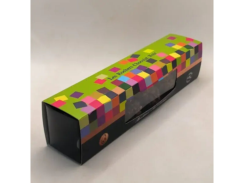 Rochers aus dunkler Schokolade – 100 g dunkle Schachtel