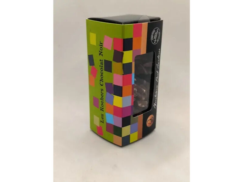 Rochers aus dunkler Schokolade – 50 g dunkle Schachtel